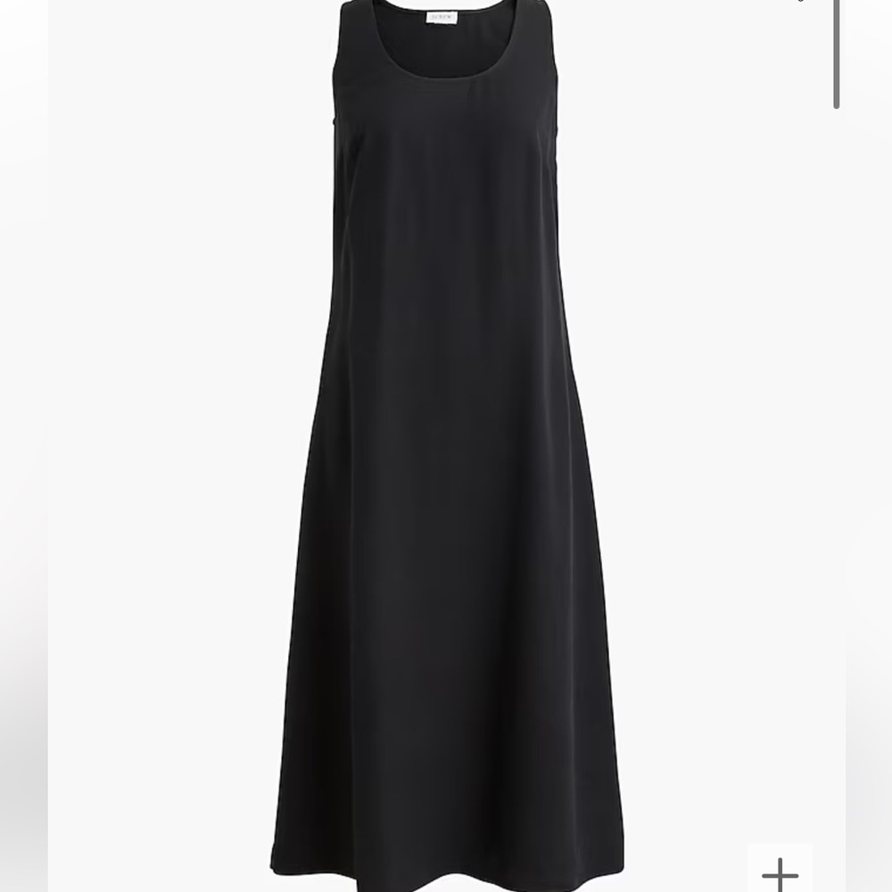 NWT J.Crew Twill slip dress (size 8) - Picture 4 of 10